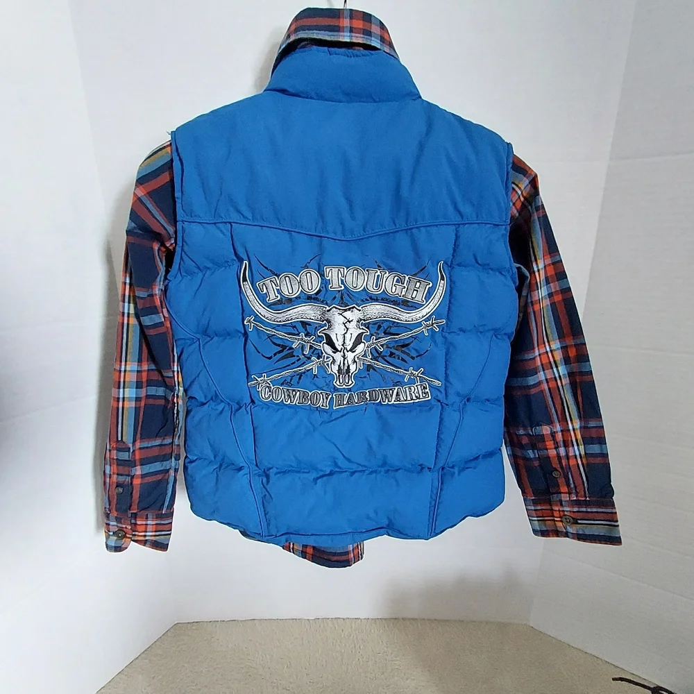 Cowboy Hardware Blue vest size L